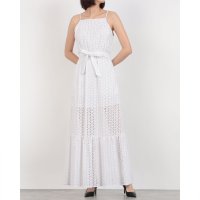 GAUDI/ガウディ GAUDI シフリー刺繍ティアードマキシキャミワンピース/508319606