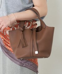 NICE CLAUP/OLIVE des OLIVE OUTLET/きれいめデザイン、タッセル付ハンドバッグ/508319654
