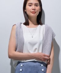 INDIVI/【洗える／SETUP可能】エアリージャージ ノースリーブトップス/508319666
