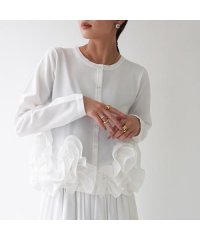 Mewl/Mewl カーディガン M252－95200 フリル ニット/508319697