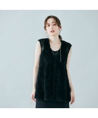 Audie a Muses/チュール刺繍レイヤードジレ/508319727