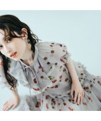 Audie a Muses/チェリープリントプリーツワンピース/508319728
