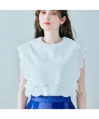 Audie a Muses/スカラップ刺繍ダブルカラーブラウス/508319731
