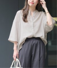 JOURNAL STANDARD relume/《予約》楊柳バンドカラーシャツ/508319794