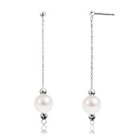 Sears/シアーズ Sears ピアス レディース 18金 K18 ゴールド パール アコヤ真珠 7.0～8.0mm 揺れる/508320080