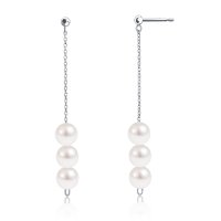 Sears/シアーズ Sears ピアス レディース 18金 K18 ゴールド パール アコヤ真珠 5.0～5.5mm 揺れる/508320081
