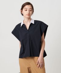 UNITED ARROWS/スキッパーフレンチスリーブシャツ ブラウス－ウォッシャブル－/508320094