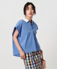 UNITED ARROWS/スキッパーフレンチスリーブシャツ ブラウス－ウォッシャブル－/508320094