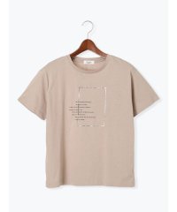 Te chichi TERRASSE/箔ロゴプリントTシャツ/508320098