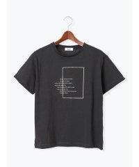 Te chichi TERRASSE/箔ロゴプリントTシャツ/508320098