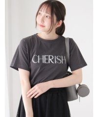 Te chichi TERRASSE/ラインストーン×刺繍Tシャツ/508320099