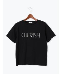 Te chichi TERRASSE/ラインストーン×刺繍Tシャツ/508320099