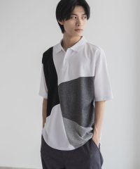 MAC HOUSE/マックハウス Mac－House 鹿の子切替ポロシャツ/508320214
