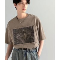 Classical Elf/クラシカルエルフ Classical Elf 「一目惚れ。」ピグメント加工ダブルレイヤーデザインプリントTシャツ/508320230