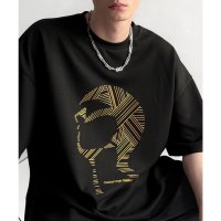 Classical Elf/クラシカルエルフ Classical Elf 「視線を独り占め。」フェイスグラフィックオーバーサイズTシャツ/508320231