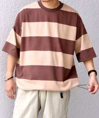 SHIPS any MEN/SHIPS any: ワイド カラー ボーダー スピンドル Tシャツ◆/508320295