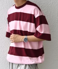 SHIPS any MEN/SHIPS any: ワイド カラー ボーダー スピンドル Tシャツ◆/508320295