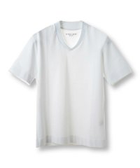 Men's Bigi/【ACTIVE TAILOR/アクティブテイラー】シルケットスムースVネックTシャツ＜接触冷感 / UVカット＞/508320718
