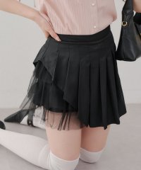 NICE CLAUP/OLIVE des OLIVE OUTLET/【AP】チュール使いプリーツミニSK/508320733