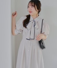NICE CLAUP/OLIVE des OLIVE OUTLET/【RMAF】後ろレースupボウタイワンピース【丈違い】/508320738