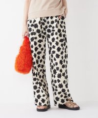 SHIPS Colors WOMEN/《予約》SHIPS Colors:〈手洗い可能〉モノトーン フラワー イージーパンツ◆/508320800