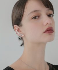Leja/レジャ Leja ビジューストーンイヤーカフピアス 結婚式 パーティー 成人式 二次会 同窓会 お呼ばれ オケージョン 20代 30代 40代/508320835