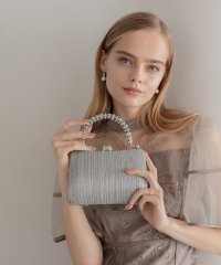 Leja/レジャ Leja 2WAYシルバービジューハンドルグリッターバッグ結婚式 パーティー 成人式 二次会 同窓会 お呼ばれ オケージョン 20代 30代 40代/508320836