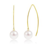 Sears/シアーズ Sears ピアス レディース 18金 K18 ゴールド パール アコヤ真珠 7.0～8.0mm 揺れる フック/508320880