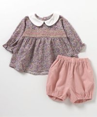 apres les cours/花柄スモッキング刺繍セットアップ/508112019
