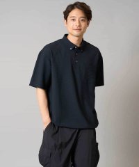 a.v.v (MEN)/【イージーケア/吸水速乾/毛玉になりにくい】シアサッカーワイドシルエットポロシャツ/508194776