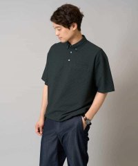 a.v.v (MEN)/【イージーケア/吸水速乾/毛玉になりにくい】シアサッカーワイドシルエットポロシャツ/508194776