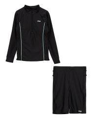 FILA/【フィラ】長袖ハーフZIPラッシュセパレート水着/508267627