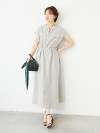 le.coeur blanc/ルクールブラン le.coeur blanc サップタンブラーウエストギャザーワンピース/508304213