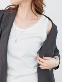 le.coeur blanc/ルクールブラン le.coeur blanc ラメテレコタンクトップ/508304926