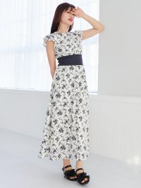 MAJESTIC LEGON/マジェスティックレゴン MAJESTIC LEGON ノースリフリルコルセットワンピース/508305086