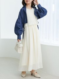 MAJESTIC LEGON/マジェスティックレゴン MAJESTIC LEGON レースノースリドッキングワンピ/508305087