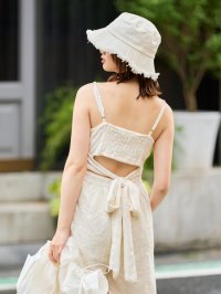 MAJESTIC LEGON/MAJESTIC LEGON バックリボンキャミサロペット/508305381