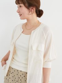 le.coeur blanc/ルクールブラン le.coeur blanc コットンストレッチテレコタンク/508305915