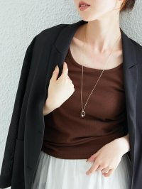 le.coeur blanc/ルクールブラン le.coeur blanc コットンストレッチテレコタンク/508305915