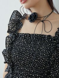 MAJESTIC LEGON/マジェスティックレゴン MAJESTIC LEGON フリルショルダーレースアップワンピ/508306980