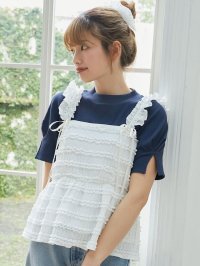 MAJESTIC LEGON/マジェスティックレゴン MAJESTIC LEGON タックスリーブトップス/508307690