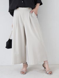 le.coeur blanc/ルクールブラン le.coeur blanc リネンライクワイドクロップドパンツ/508307723