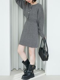 MAJESTIC LEGON/マジェスティックレゴン MAJESTIC LEGON ケーブルショートカーデセットワンピ/508307890