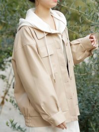 MAJESTIC LEGON/MAJESTIC LEGON フェイクレザーオーバーブルゾン/508308074