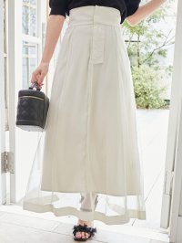 MAJESTIC LEGON/マジェスティックレゴン MAJESTIC LEGON バックレースアップフレアスカート/508308100