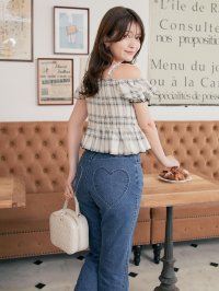 MAJESTIC LEGON/マジェスティックレゴン MAJESTIC LEGON ヒップハートフレアパンツ/508308279