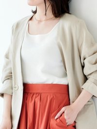 le.coeur blanc/ルクールブラン le.coeur blanc スクエアニットタンク/508308898