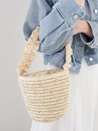 MAJESTIC LEGON/マジェスティックレゴン MAJESTIC LEGON 雑材スタッズフリルバッグ/508309013