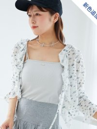 MAJESTIC LEGON/マジェスティックレゴン MAJESTIC LEGON フリルカラーリボンカーディガン/508309272