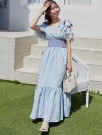 MAJESTIC LEGON/マジェスティックレゴン MAJESTIC LEGON フリルリボンコルセットワンピース/508309383